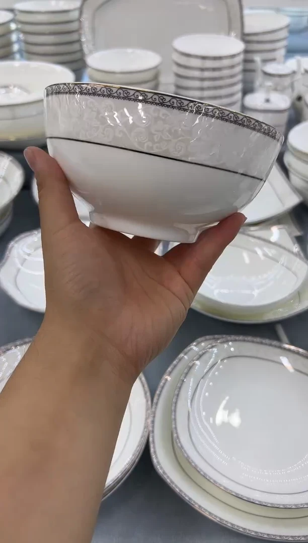 骨瓷玲珑6奥6个