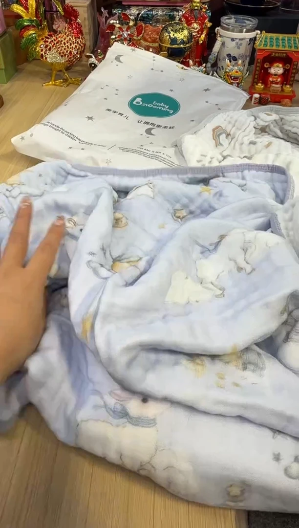 63.baby浴巾-小羊/动物园