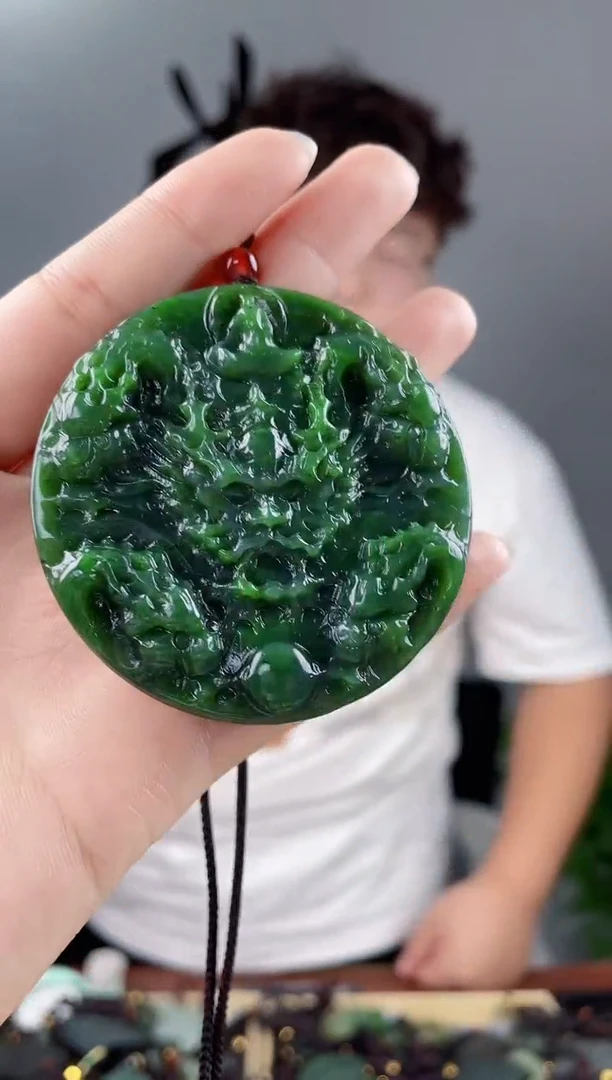 和田玉未镶嵌颈饰拍一发一，多样性发货