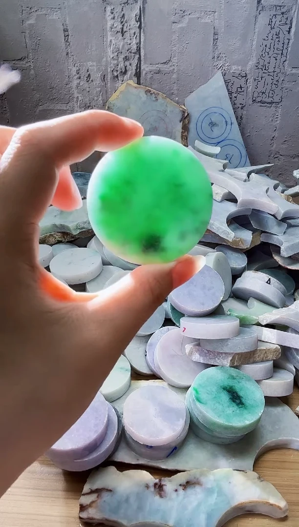 裸石翡翠天然翡翠A货482