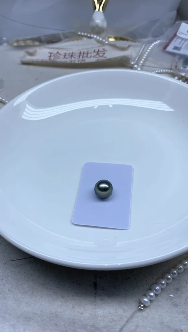 海水珍珠裸珠半孔