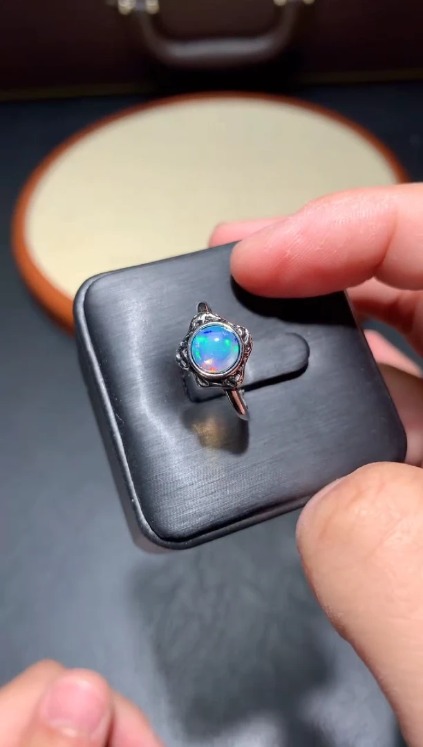 未镶嵌欧泊戒指Y13【多样性发其一】