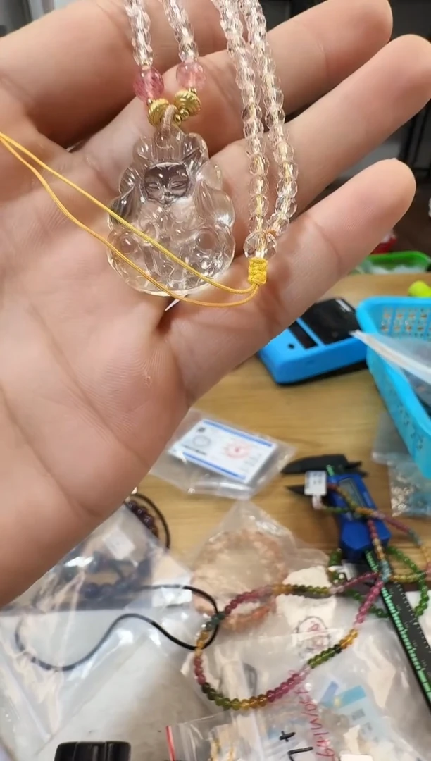 吊坠(赠链)未镶嵌水晶晶0520