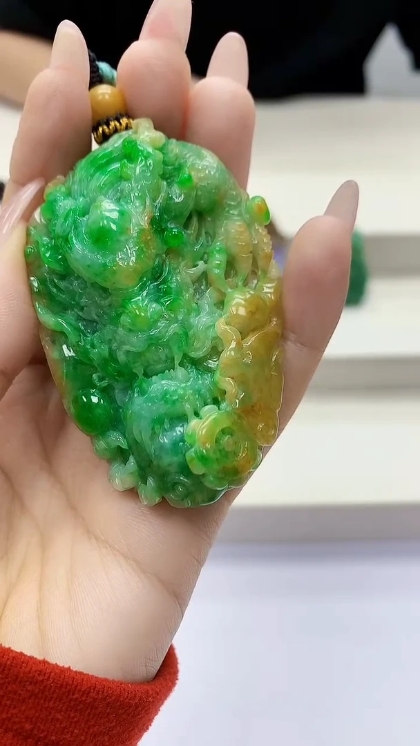 未镶嵌定制翡翠4917ty-毛货挂件47