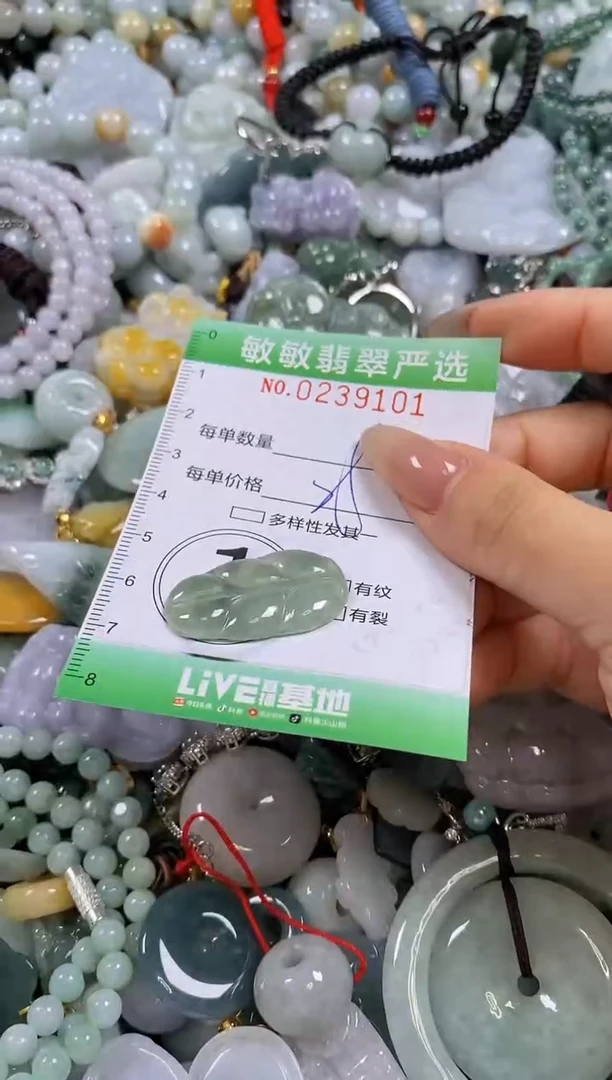 翡翠未镶嵌颈饰闪购0239101