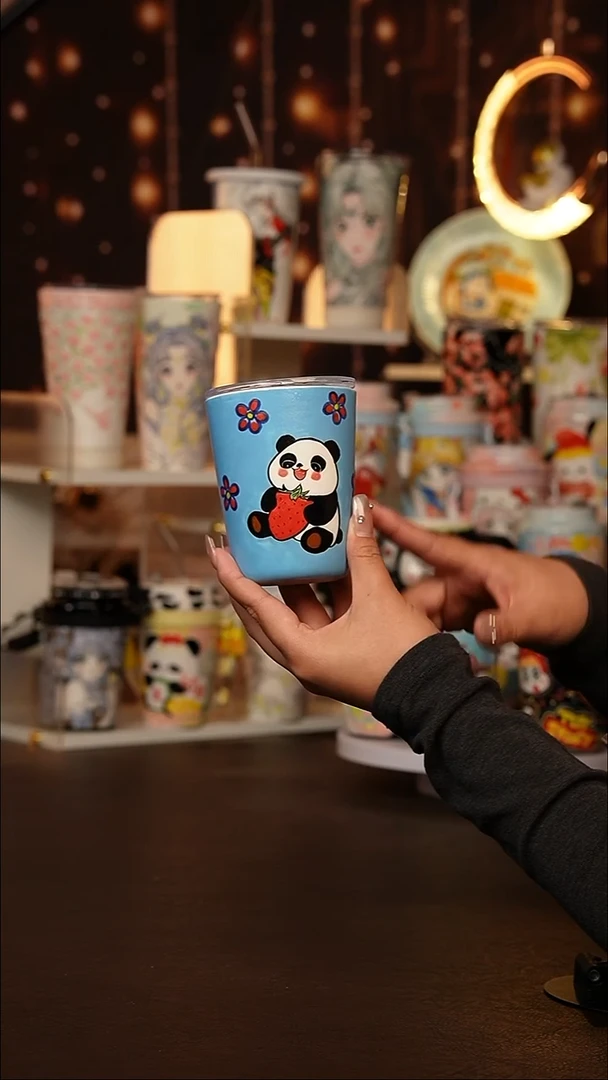 (玉泥）景德镇手工手绘文创陶瓷杯