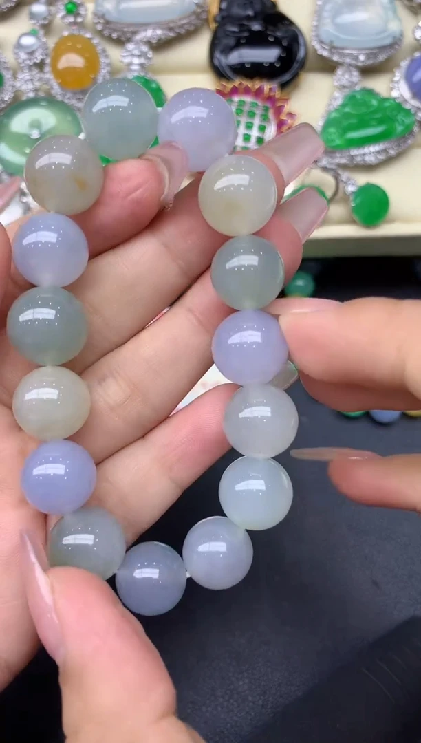 未镶嵌手链翡翠331-翡翠雪姐天天见