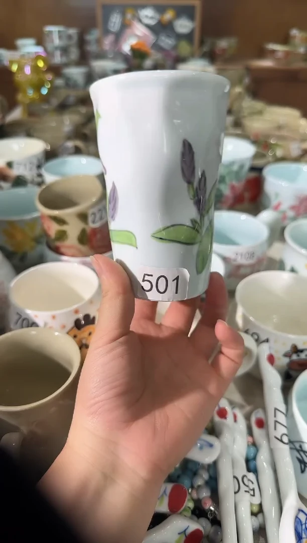 杯子景德镇手工陶瓷杯子501
