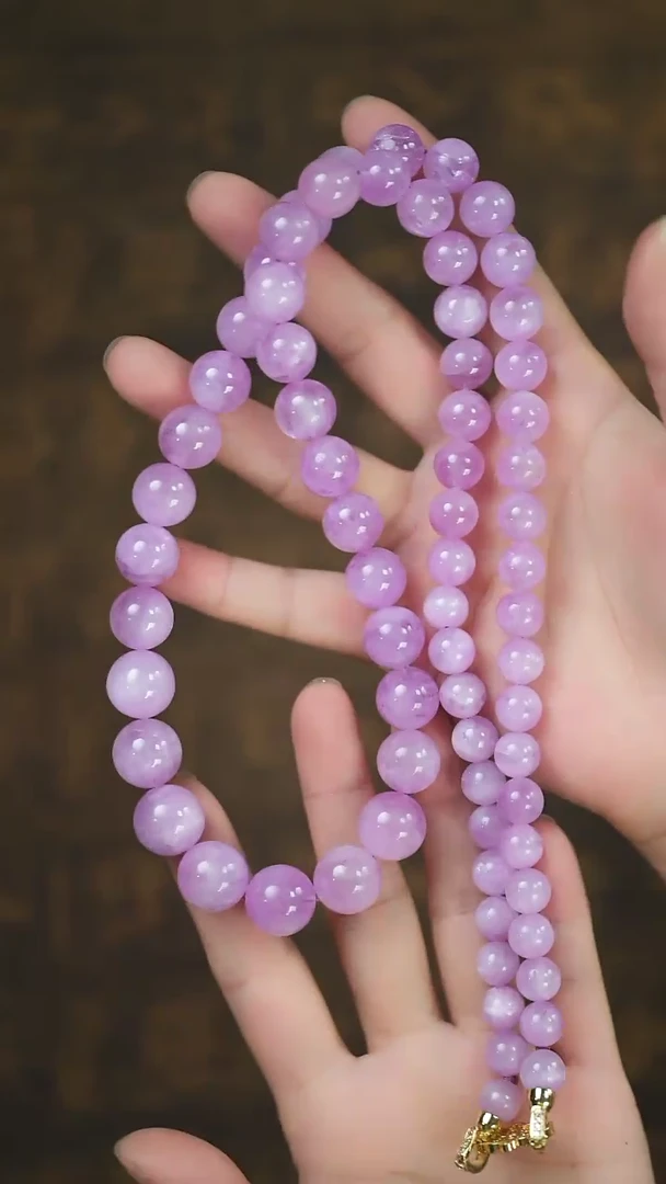 【闪购商品】锂辉石项链未镶嵌紫锂辉塔链