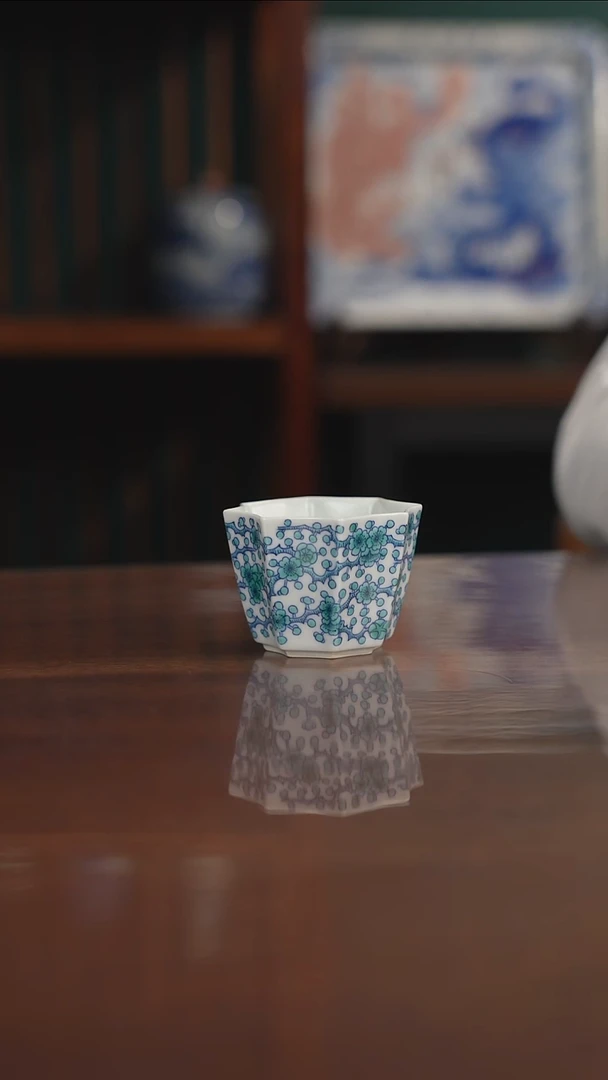 空山明月 新斗彩 梅花