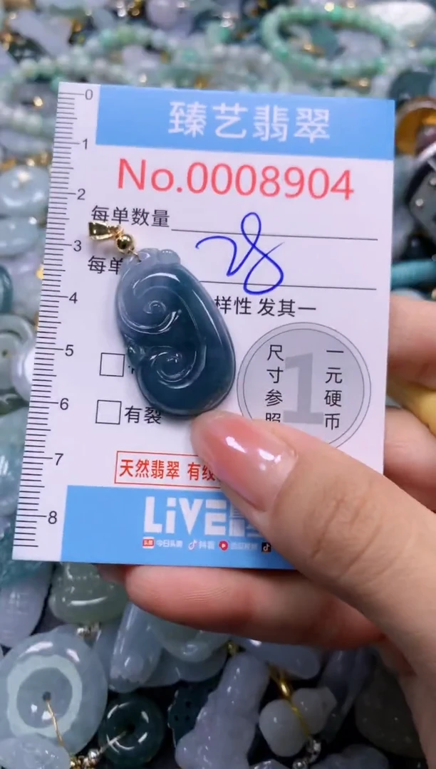 颈饰未镶嵌翡翠8904