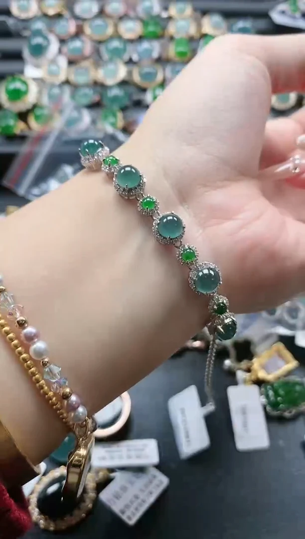 【闪购商品】翡翠戒指银S925镶嵌51151