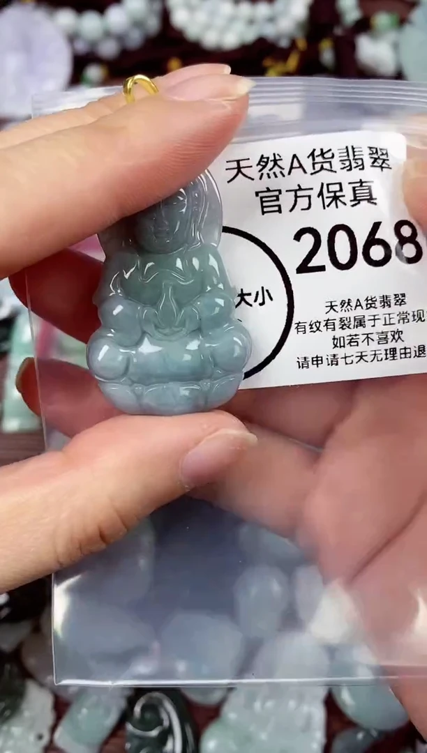 【闪购商品】翡翠颈饰未镶嵌天然A货翡翠2068