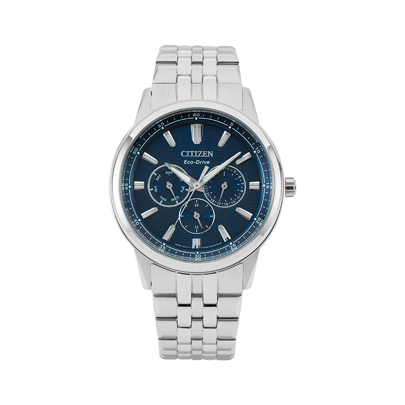 Citizen/西铁城时尚防水光动能腕表三眼经典男士手表BU2071-87L