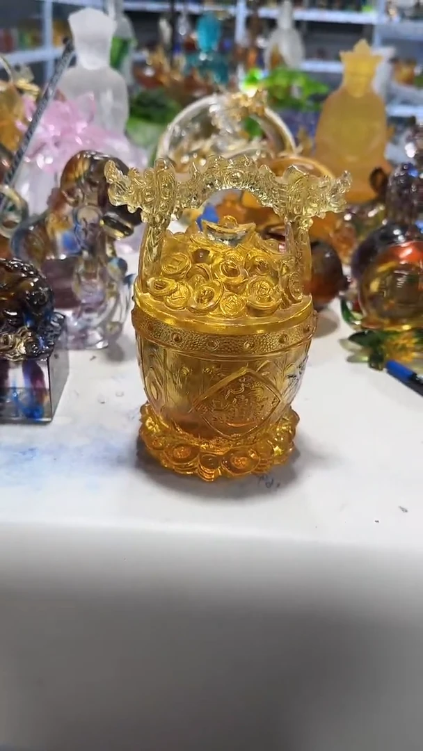 手工艺品琉璃625纯手工古法琉璃微瑕