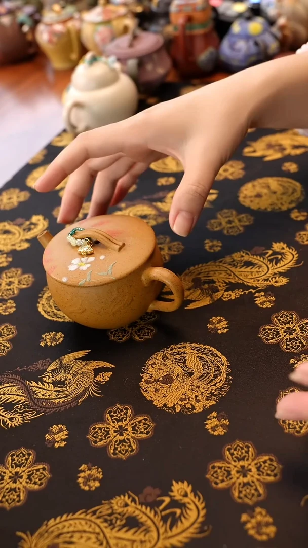 茶壶紫砂段泥还原烧 汉瓦壶