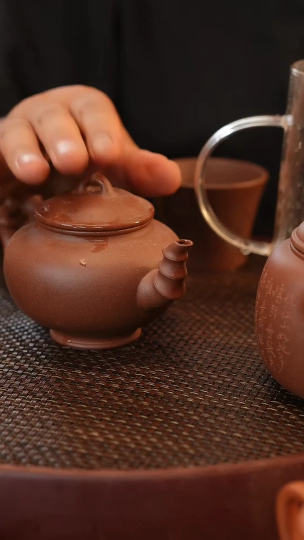茶壶紫砂原矿手工制作300cc