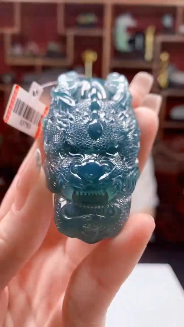 定制翡翠未镶嵌1095ry-毛货挂件19