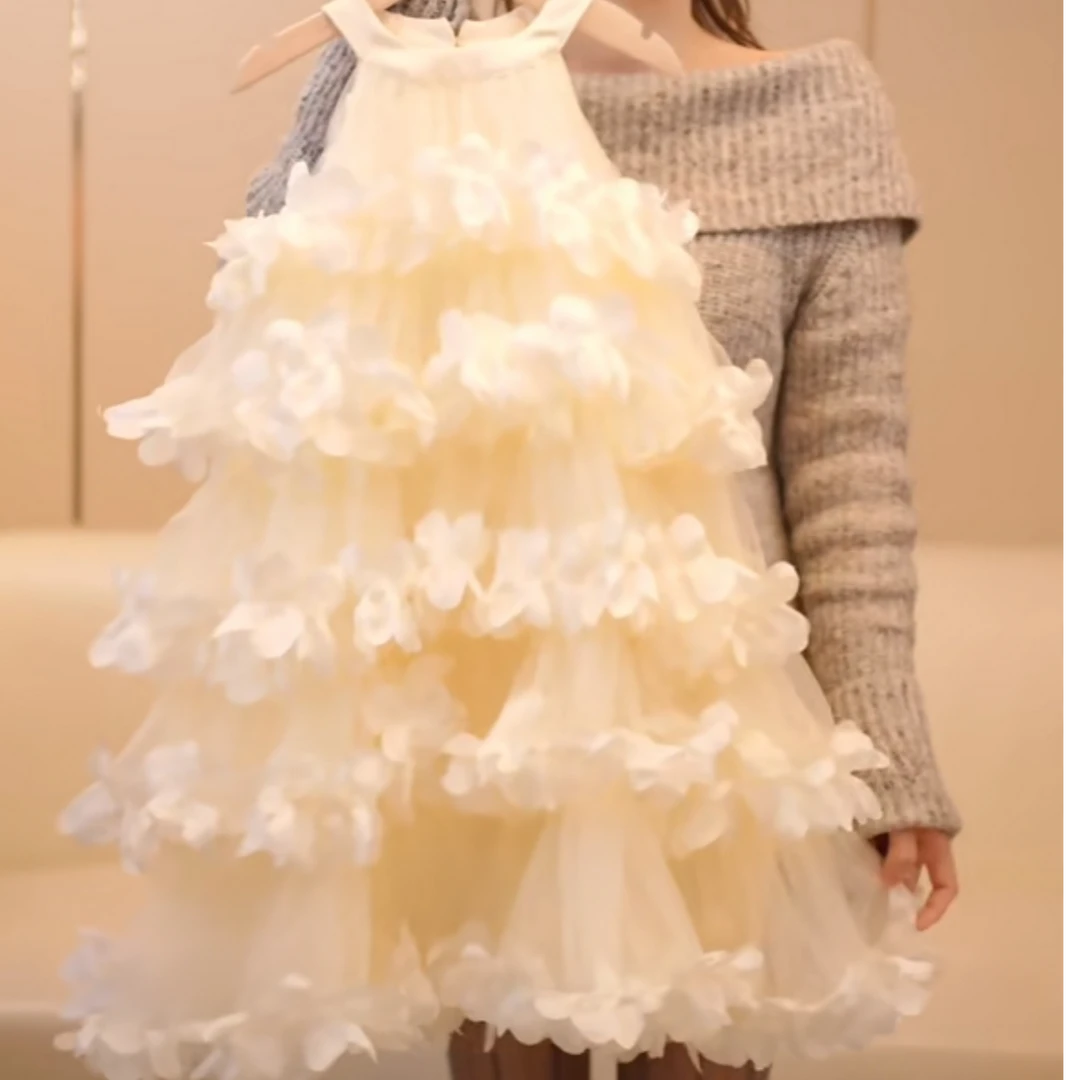 【小米粒】女童2025年夏季蛋糕裙