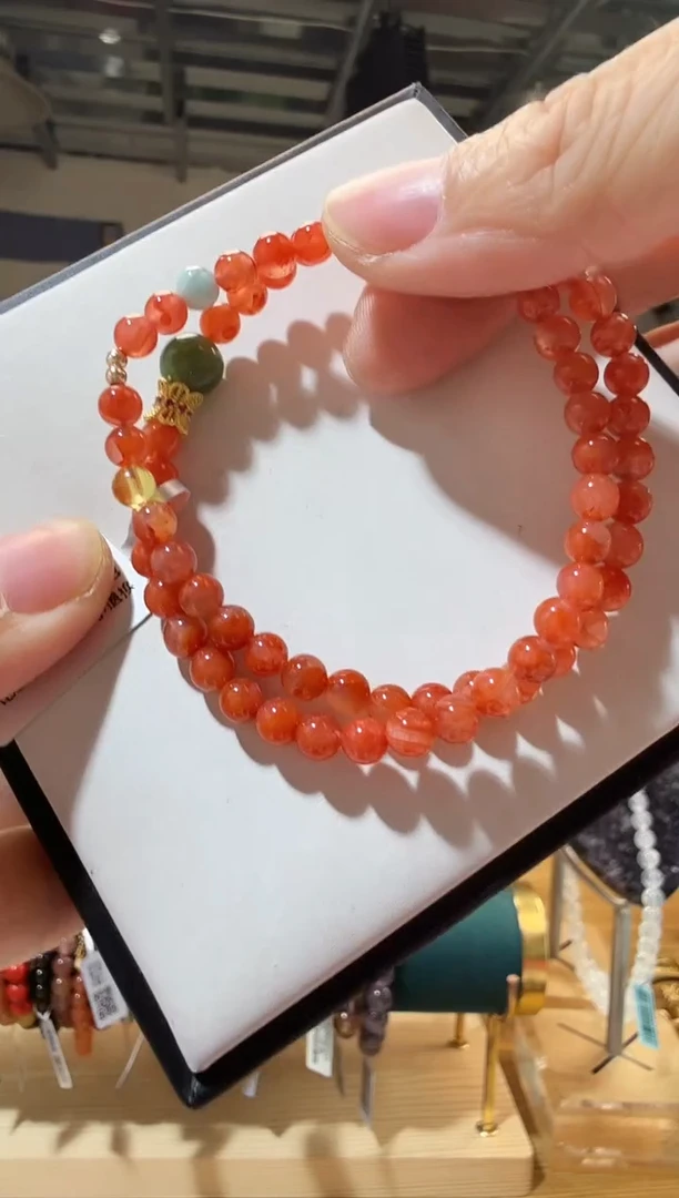 未镶嵌手链南红玛瑙优6153 约5mm 多样性发一件