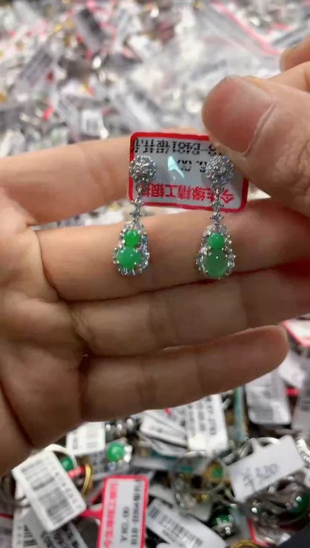 银S925镶嵌戒指翡翠9999     4