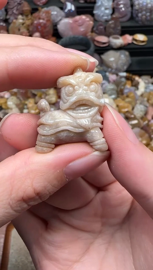 颈饰未镶嵌硅化珊瑚（珊瑚玉）320