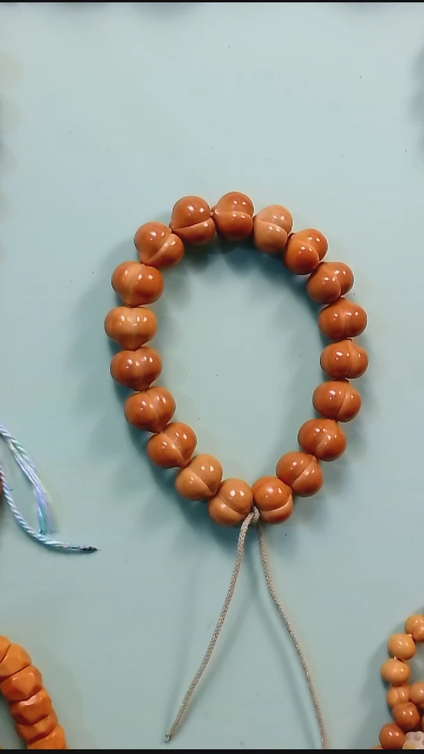 手串猴头核桃放漏-定制款翘桃纯手工16+