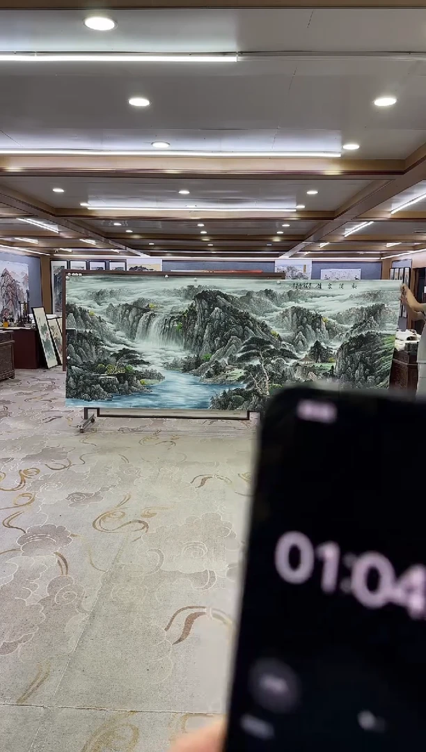 绘画绘画Y-邵明义-大丈二-山水画