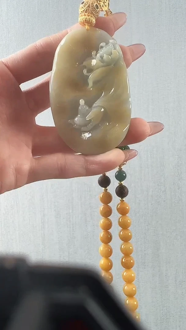 颈饰未镶嵌翡翠悟道