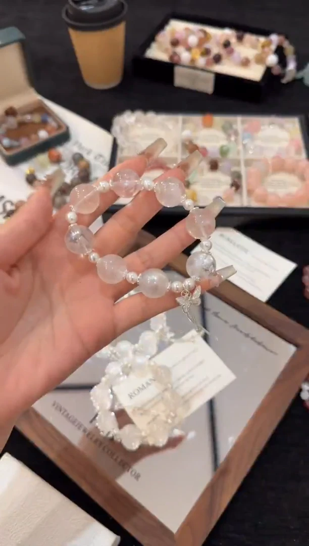 合金手链水晶白阿赛x2957