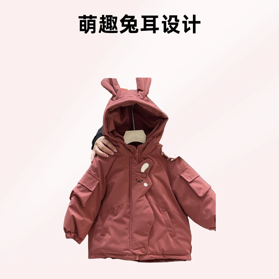冬季女童云绒绒棉衣