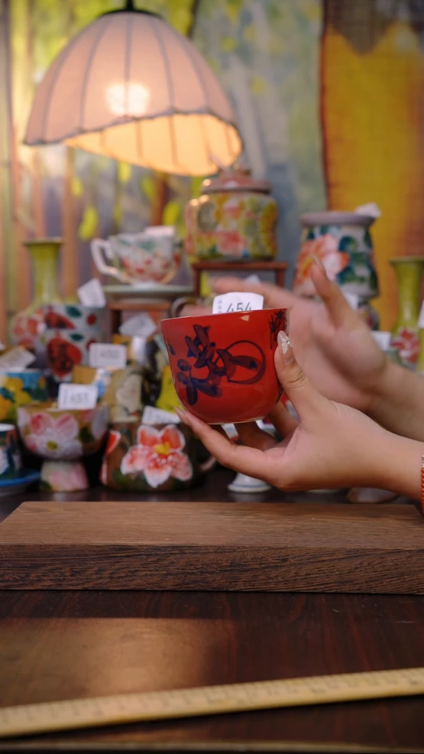 摆件泥垚手作 景德镇手工手绘器物