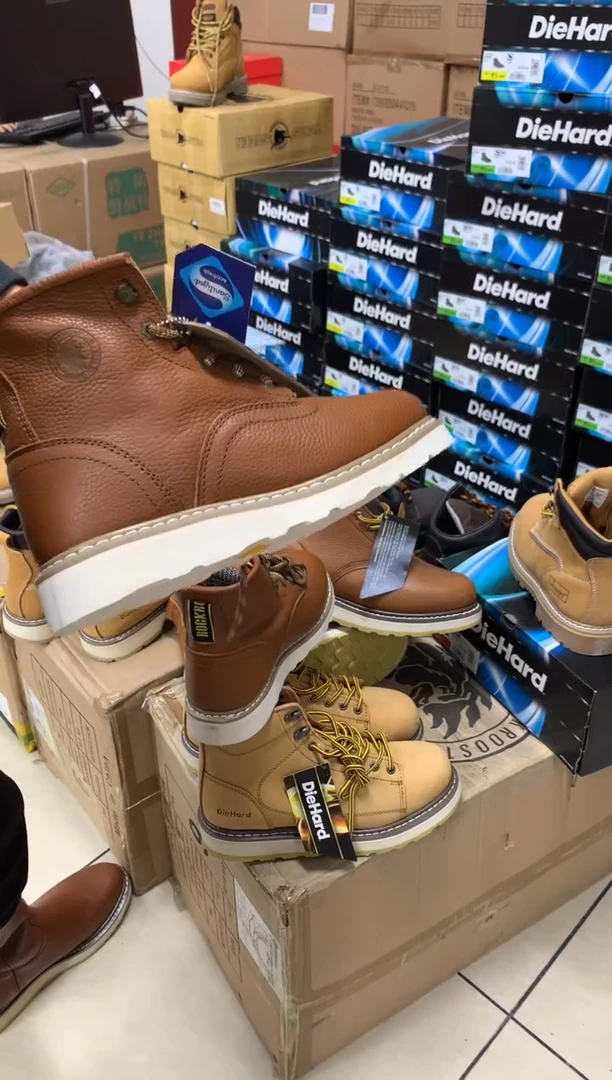 织物40码，V615，皮鞋码，牛皮工装靴，默认微瑕