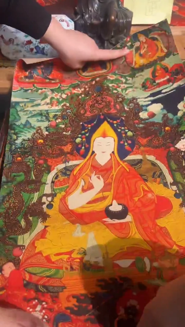 卷轴画卷轴画奥奥的唐卡