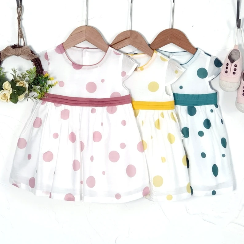 波波龙女童夏季短袖连衣裙2122381312