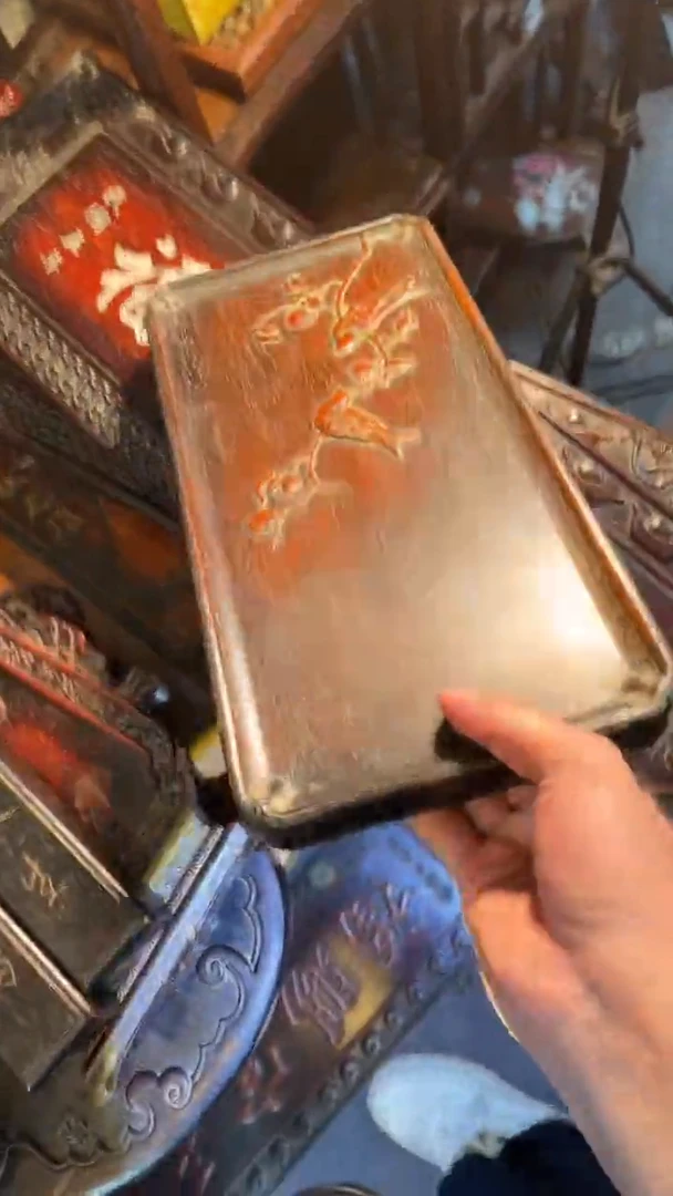 非洲紫檀（红花梨）赏盘