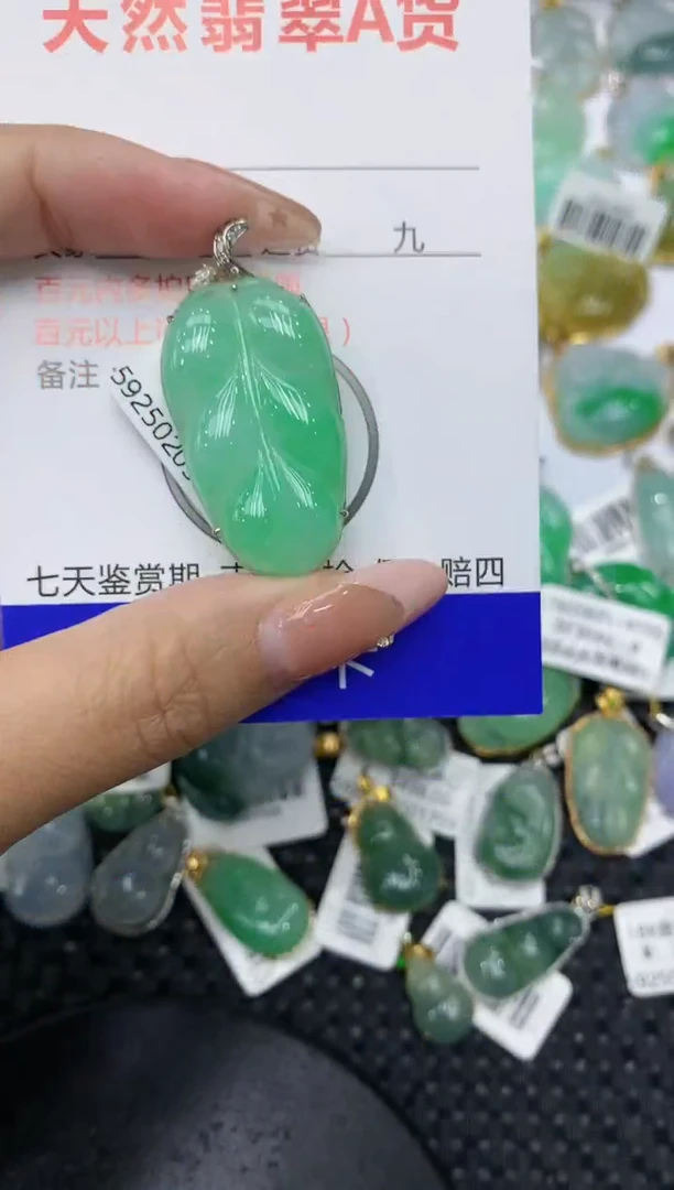 【闪购商品】翡翠颈饰18K金镶嵌111111111