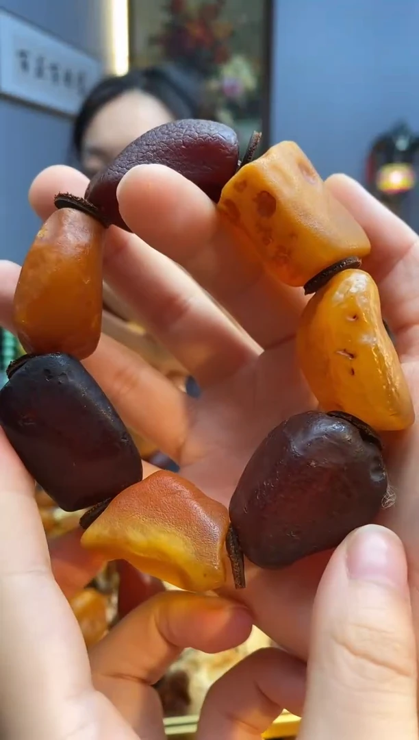 未镶嵌琥珀手串手串