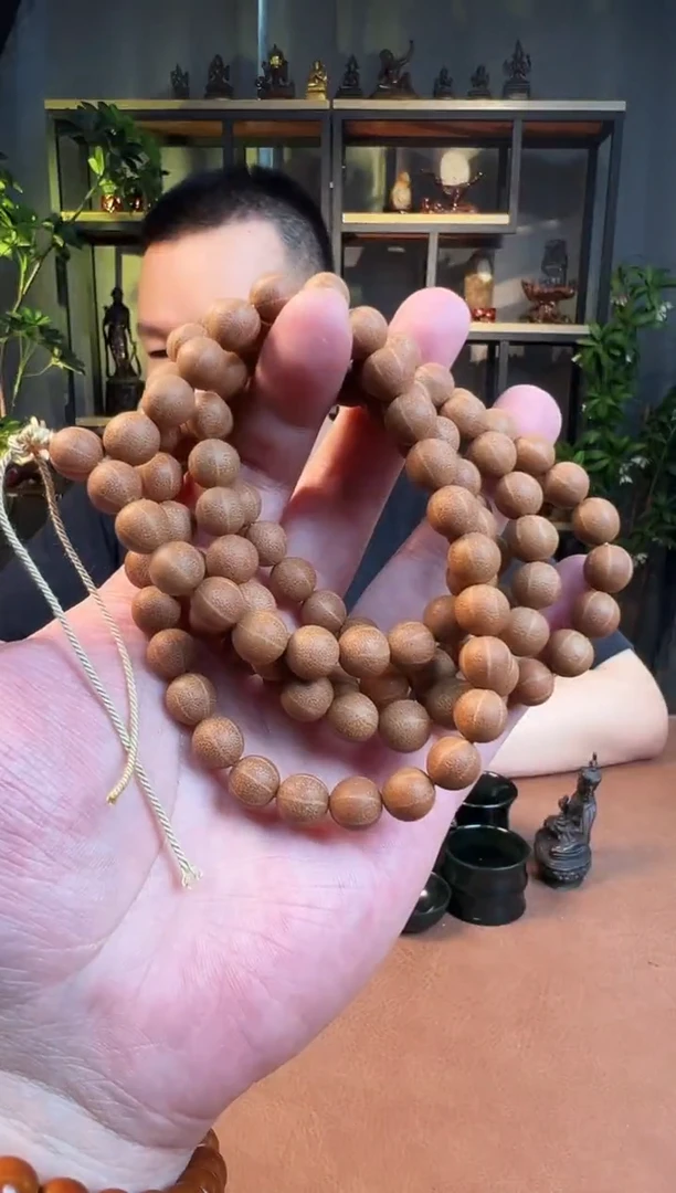 五线菩提手串9+108金六线