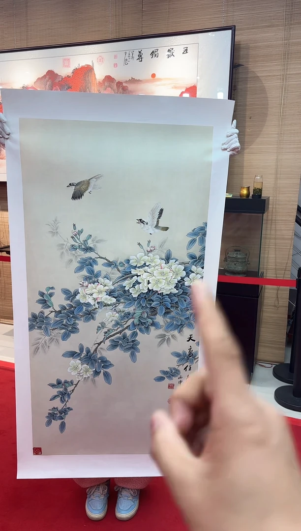 【闪购商品】国画道一老师手绘作品D31