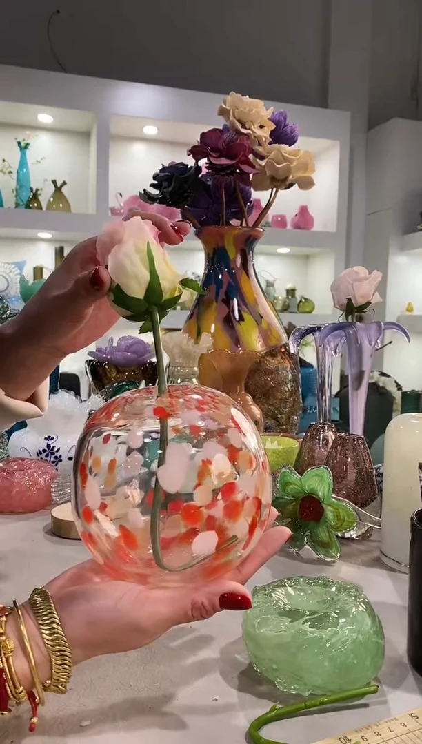 慕忆家手作琉璃花瓶