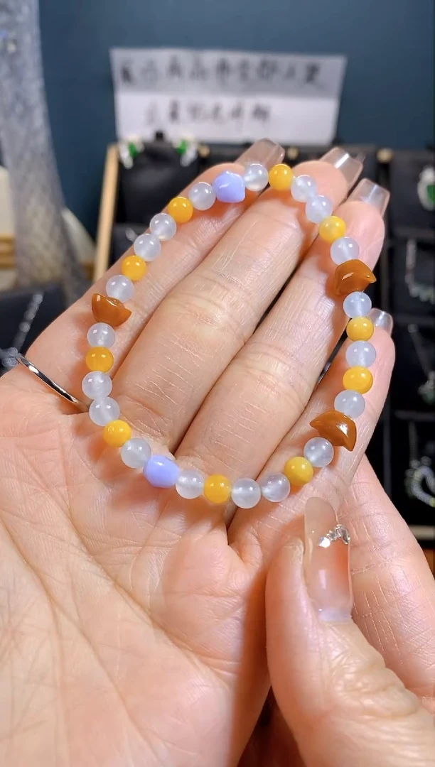 【闪购商品】翡翠手链未镶嵌 天然A货翡翠 手链 未镶嵌