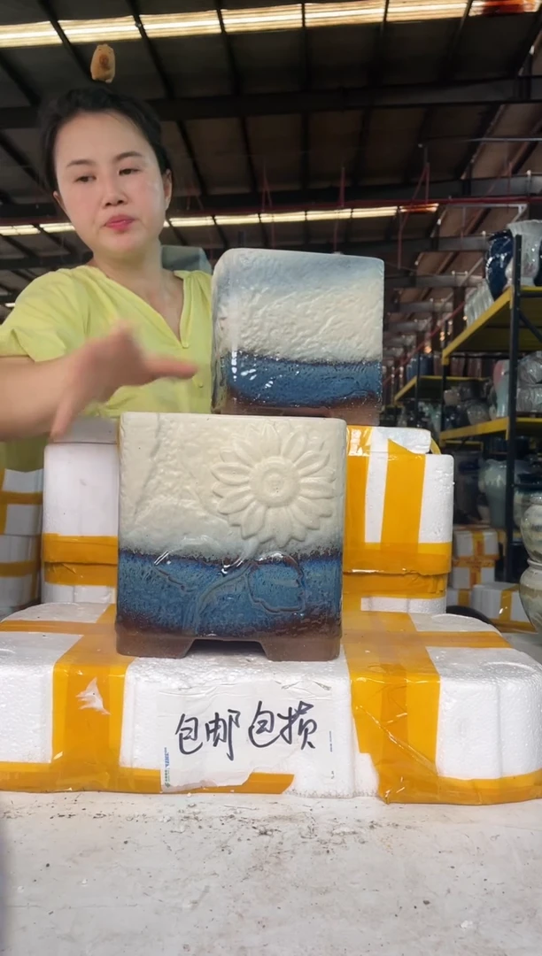 宜兴紫砂粗陶花盆19/19