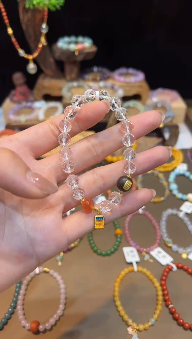 水晶手链未镶嵌手饰@@C2363