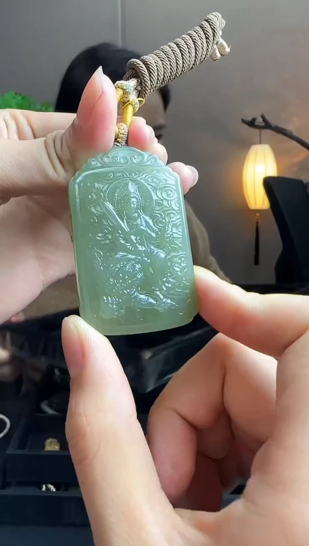 吊坠(不含链)未镶嵌和田玉JJD1221123多样性发一