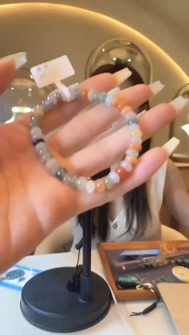 翡翠未镶嵌套链天然翡翠