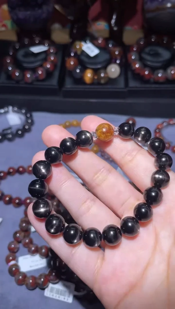 【闪购商品】辉石手链未镶嵌金运石10mm