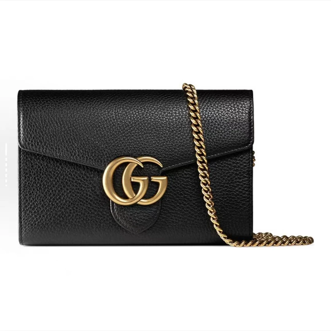 99新 GUCCI/古驰 静文专属 古驰黑色WOC THRX266