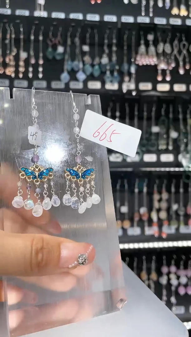 【闪购商品】紫晶耳饰银S925镶嵌喜欢拍