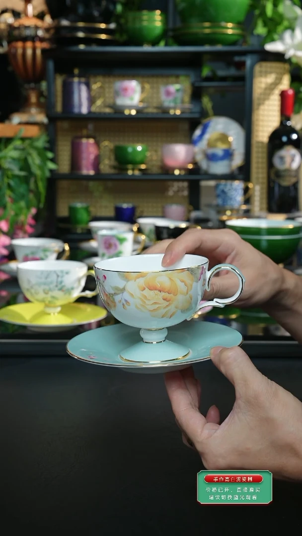 牡丹咖啡杯，，，，，